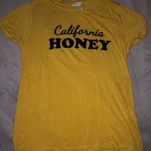 Yellow "California Honey" shirt